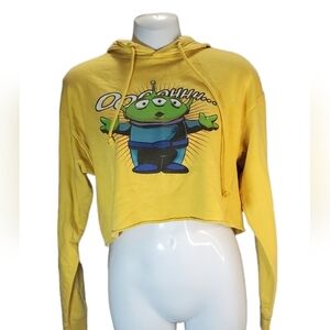 DISNEY Toy Story alien cropped hoody S